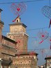 Allestimento addobbi per San Valentino_Ferrara, 5 febbraio 2025