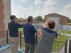 Visita al Meis di Ferrara con - da sinistra - l'assessore regionale Andrea Corsini, l'assessore comunale Maisto e la direttrice Della Seta