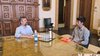 Andrea Veronesi con l'assessore Francesco Carità - foto assessorato allo Sport del Comune di Ferrara