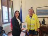 L'assessore comunale alle Politiche Sociosanitarie Cristina Coletti per associazione AOP