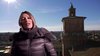La conduttrice Roberta Bistocchi sulla Torre dei Leoni