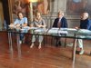 Ass Chiara Scaramagli con dirigente Sandro Bastia, Luciano di Mele ed Elias Becciu - Ferrara 24 giugno 2025