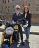 L'assessore Cristina Coletti all'evento "Distinguished Gentleman's Ride"