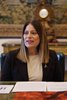 L'assessore Angela Travagli - sala Arazzi Ferrara