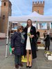 Assessore Dorota Kusiak in visita a banchetto dell'Udi - Ferrara, 8 marzo 2023