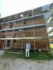 Assessore Andrea Maggi davanti Palazzina Marfisa