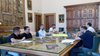 L'assessore allo sport Francesco Carità alla presentazione di "Francolino walk e run" a Ferrara 26 luglio 2024