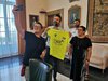 L'assessore allo sport Francesco Carità alla presentazione di "Francolino walk e run" a Ferrara 26 luglio 2024