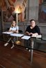 L'assessore Chiara Scaramagli e la funzionaria Cinzia Graps alla presentazione del bando - Ferrara, 15 luglio 2026 (foto FVecchiatini)