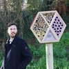 Bee Hotel: installazione nell'ambito di Microcosmi con assessore Alessandro Balboni - Ferrara, 4 aprile 2022