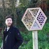 Bee Hotel: installazione nell'ambito di Microcosmi con assessore Alessandro Balboni - Ferrara, 4 aprile 2022 