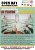 Locandina dell'Open Day "Un teatro in biblioteca", Biblioteca Ariostea di Ferrara 13 ottobre 2018