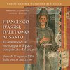 Locandina della maratona di lettura estiva 2026 dedicata a "Francesco d’Assisi: dall’uomo al santo. Il cammino di un messaggero di pace conquistato dal creato"