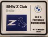 Targhetta del Club Bmw di Cento e Ferrara