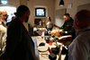 Il sindaco all'inaugurazione del ristorante della Casa dell'Ortolano