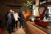 Il sindaco all'inaugurazione del ristorante della Casa dell'Ortolano