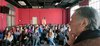 Casaro e gli studenti della Scuola Vancini