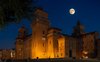 Castello Estense di sera _ notte -foto di Pierluigi Benini