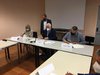 Celanese Ferrara - Firma dell'aaccordo, da destra il sindaco Alan Fabbri, Colla, Casara