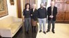 Presentazione delle attività teatrali del circolo con Catia Gianisella, Alessandra Alberti, l'ass. Massimo Maisto e il presidente Antonio Proietti