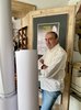 Claudio Gualandi nel suo studio