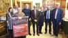 Presentazione concerto di Capodanno 2019: Donata Rosi e Michele Piattella (ass. Indaco), Riccardo Magri e Luca Bonora (Orchestra Gino Neri), Antonio Rosignoli (Bper), l'ass. Massimo Maisto, il direttore Giorgio Fabbri (Orchestra Gino Neri)
