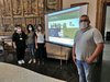 Presentazione sito "Con le frazioni": da sinistra Cinzia Graps e Alessandra Scaramelli (Urp), Anna Lugaresi (Centro di Mediazione)
