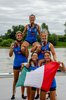 Le atlete della Cus Ferrara Canottaggio, agosto 2021