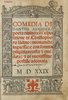 Frontespizio della Divina Commedia in un'edizione a stampa a caratteri mobili (incunabolo) del 1529