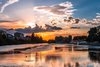 Darsena al tramonto (foto di Pierluigi Benini)
