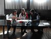 Alcuni rappresentanti della delegazione di Giessen con l'assessore Simone Merli in Municipio