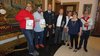 L'assessore Merli (secondo da sinistra) con gli organizzatori della 10a Spring Run organizzata per il 30 maggio 2017 a Ferrara