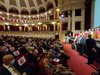 Il sindaco Alan Fabbri interviene in occasione della Giornata del medico al Teatro Nuovo - Ferrara, sabato 10 ottobre 2020