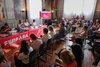 Presentazione del "Ferrara Sport Festival 2026" con l'assessore Francesco Carità (tra C. Graps e F. Molinari) - foto F.Vecchiatini
