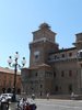 Ferrara, il Castello estense con la Torre dei leoni danneggiata dal terremoto del 2012