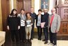 Presentazione del Memorial Florestano Vancini: da sinistra Margherita Pasetti, Caterina Trivigno, Maurizia Farinelli, Alberto Squarcia, Federica Tarroni, assessore Massimo Maisto, Paolo Micalizzi