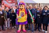 Inaugurazione del Ferrara Food Festival in piazza Municipio con il sindaco Alan Fabbri