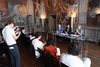 Presentazione "Festival città identitarie Ferrara" con vicesindaco Balboni e ass Gulinelli (foto FVecchiatini)
