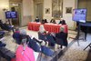 Festival memorie: presentazione con Corvino, Ovadia, l'ass. Gulinelli, Sgarbi e Cardini in collegamento al Ridotto del Teatro Comunale - Ferrara, 10 gennaio 2022 (foto FVecch)