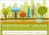 Forestazione urbana - locandina incontro di presentazione percorso partecipato,  in programma per mercoledì 7 aprile 2021