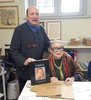 Gianni Venturi e Portia Prebys alla presentazione alla stampa della biografia visiva di Giorgio Bassani Intitolata "Vivere è scrivere", Ferrara 4 marzo 2019