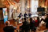 Presentazione della Granfondo del Po 2025 nella sala dell'Arengo del Comune