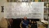 Claudio Gualandi nel suo studio