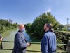 Idrovia ferrarese- visita del 3 luglio 2020 del sindaco Alan Fabbri con il presidente della Regione Stefano Bonaccini
