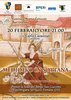 Locandina dell'incontro di giovedì 20 febbraio 2020 a Ferrara dedicato al "Medioevo in sottana"