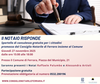 Locandina dell'iniziativa "Il notaio risponde" in programma per il 27 novembre 2025 nella sede comunale di Ferrara