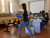 Imbustamento delle mascherine nel Palazzo municipale di Ferrara a cura dei dipendenti in esonero per emergenza Covid-19, Ferrara 11 maggio 2020