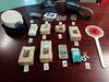 Materiali sequestrati da Polizia locale di Ferrara