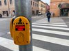 Nuovi pulsanti di un Impianto semaforico a Ferrara, corso Giovecca (foto FVecchiatini)