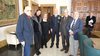 La presentazione della mostra con Franco Farina, Caterina Pocaterra, Anna Quarzi, il generale Gianni Candotti, il prefetto Tortora, il sindaco Tagliani